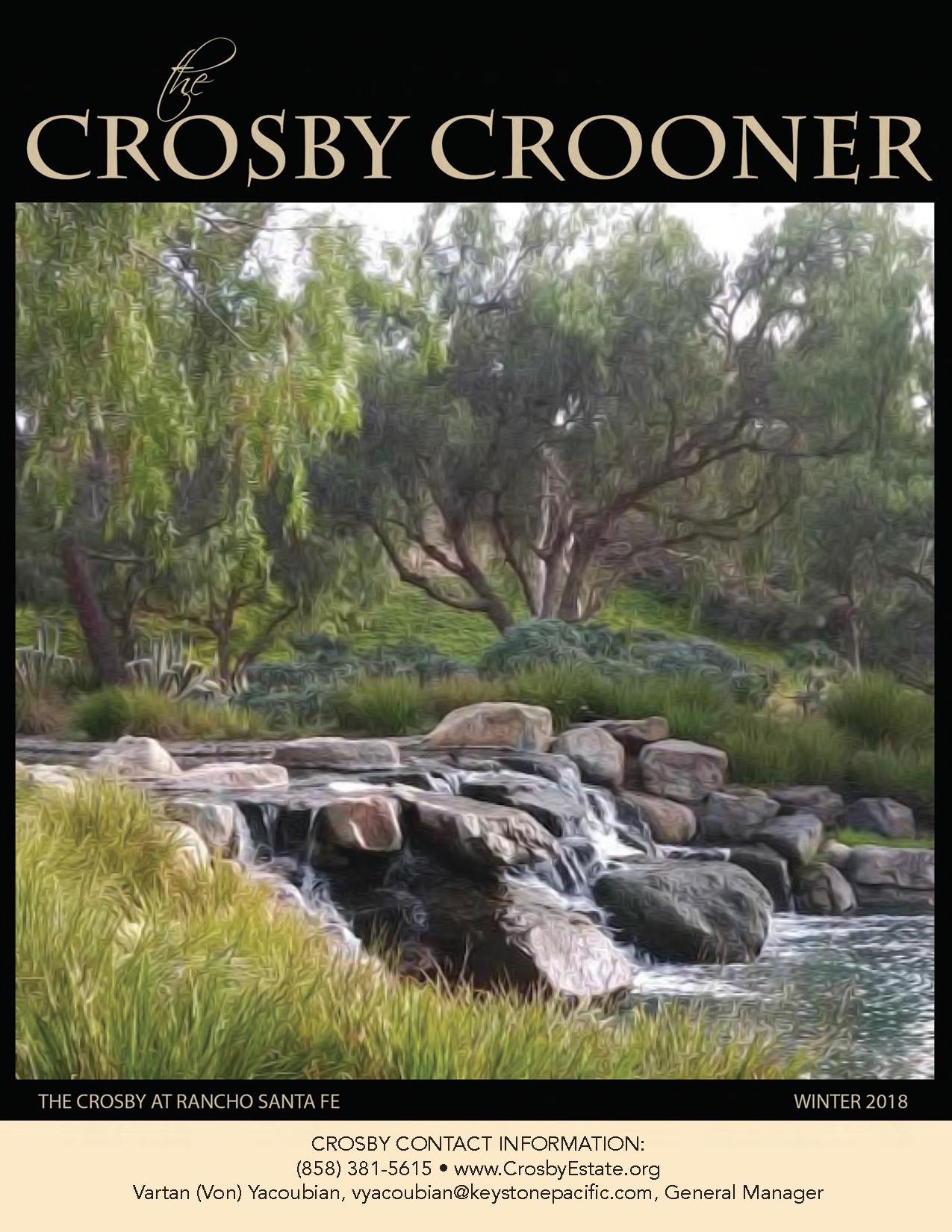 Winter 2018 Crosby Crooner Cover